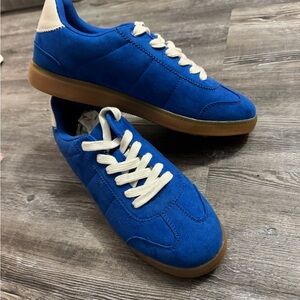 Fabkids Royal Blue Sneakers with White Accents